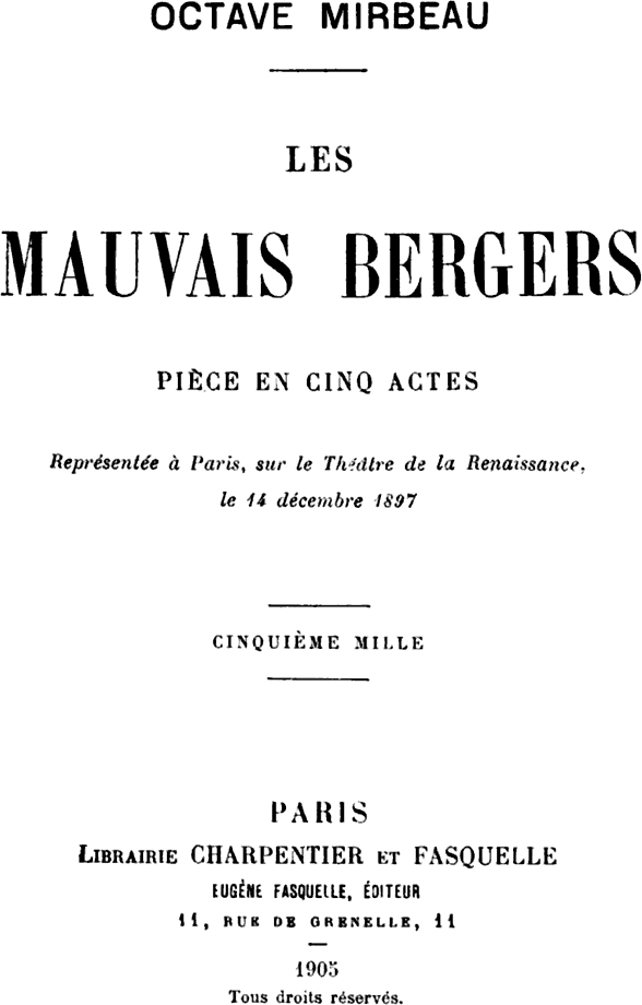 Les Mauvais Bergers