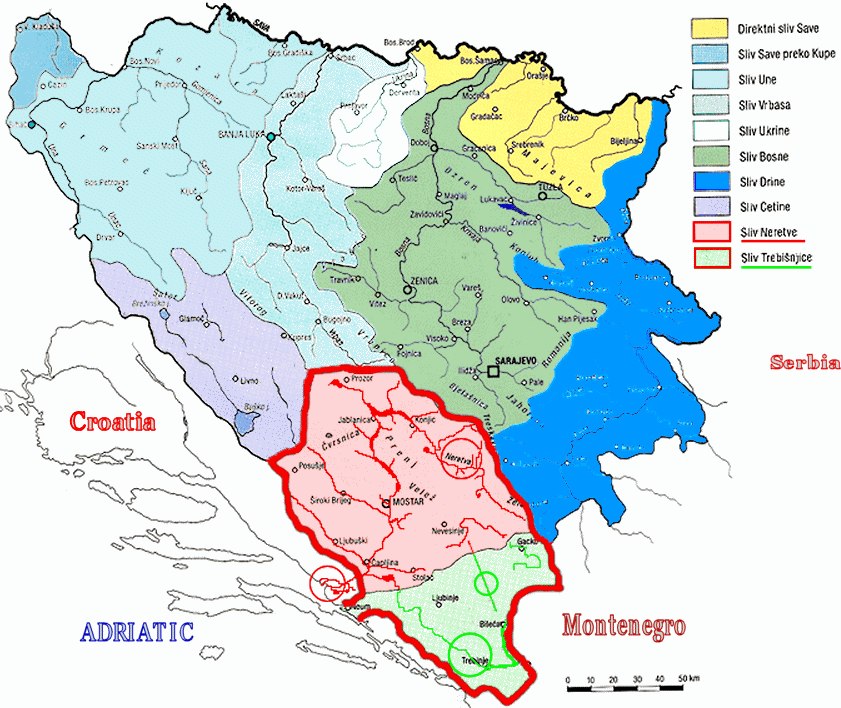 list of rivers of Bosnia and Herzegovina