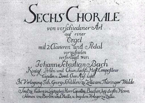 Schübler Chorales