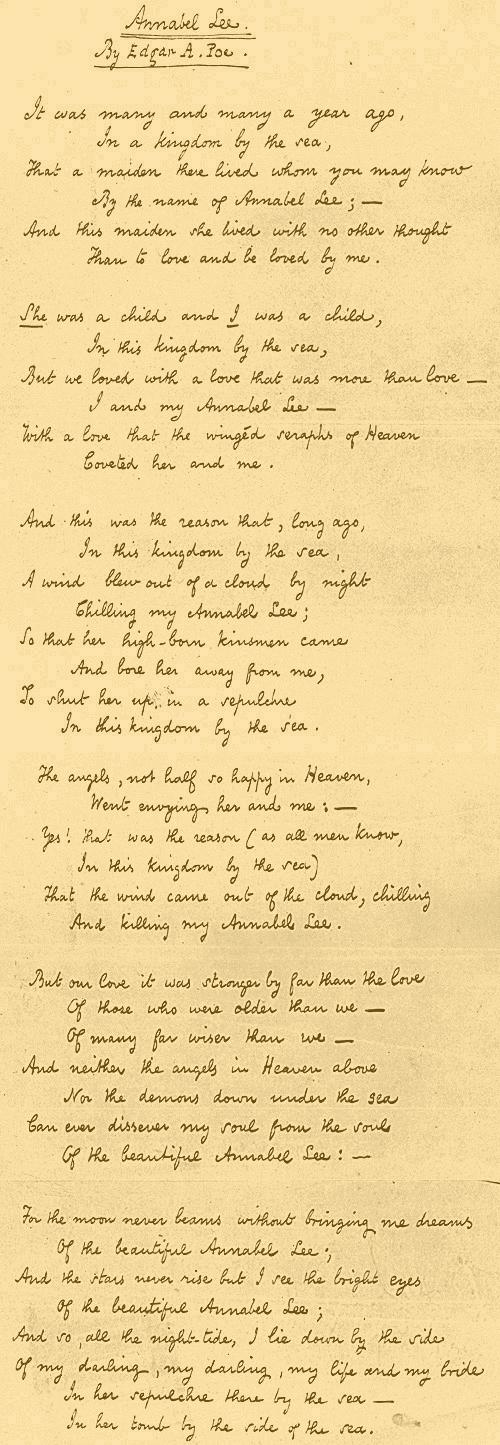 Annabel Lee