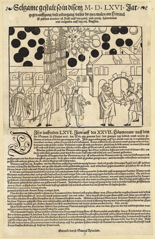 1566 celestial phenomenon over Basel