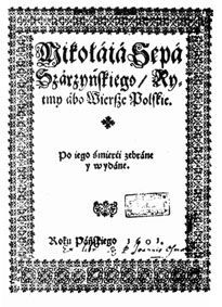 Mikołaj Sęp Szarzyński