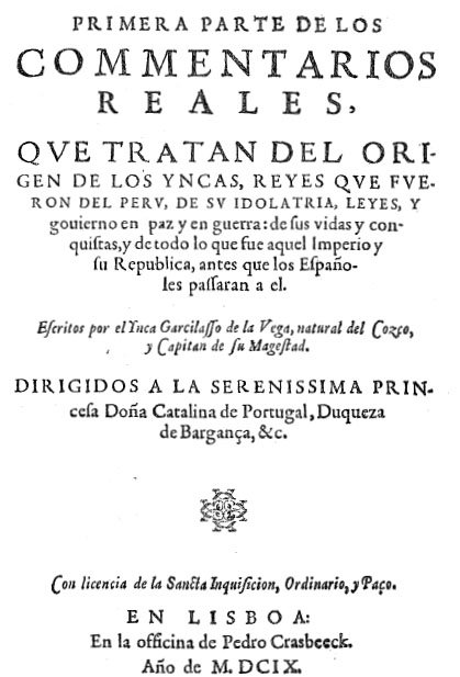 Comentarios Reales de los Incas