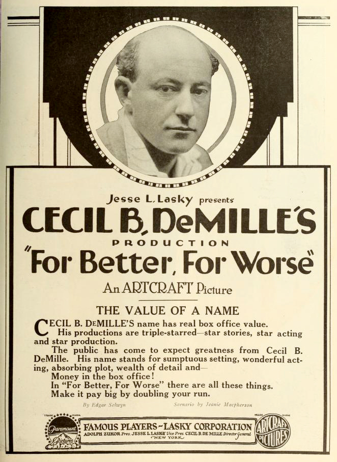 For Better, for Worse
