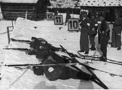 military patrol at the 1936 Winter Olympics