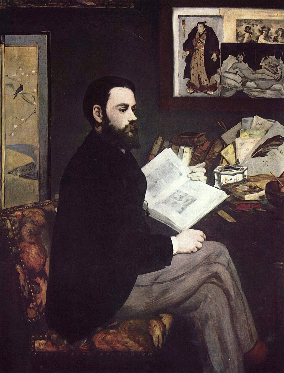 Portrait of Emile Zola
