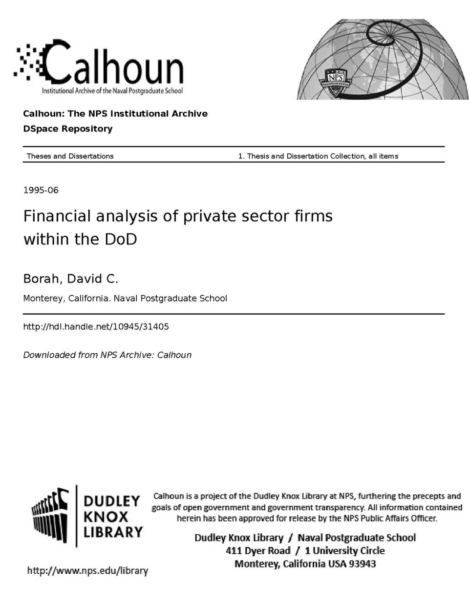 financial analysis