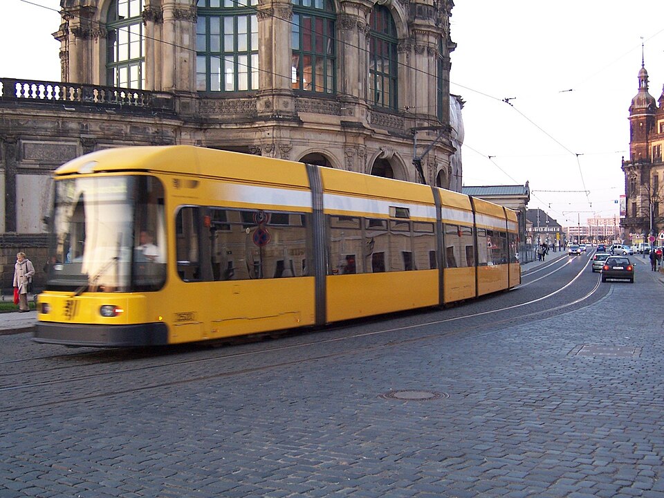 trams in Dresden