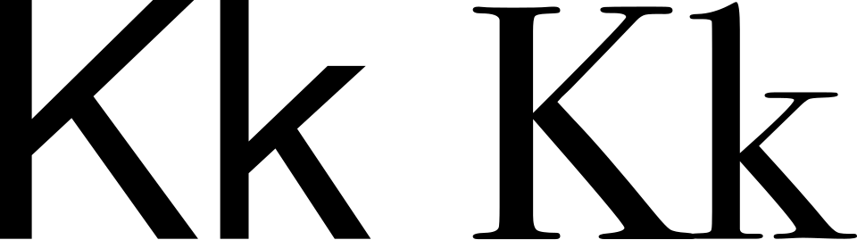 K/k