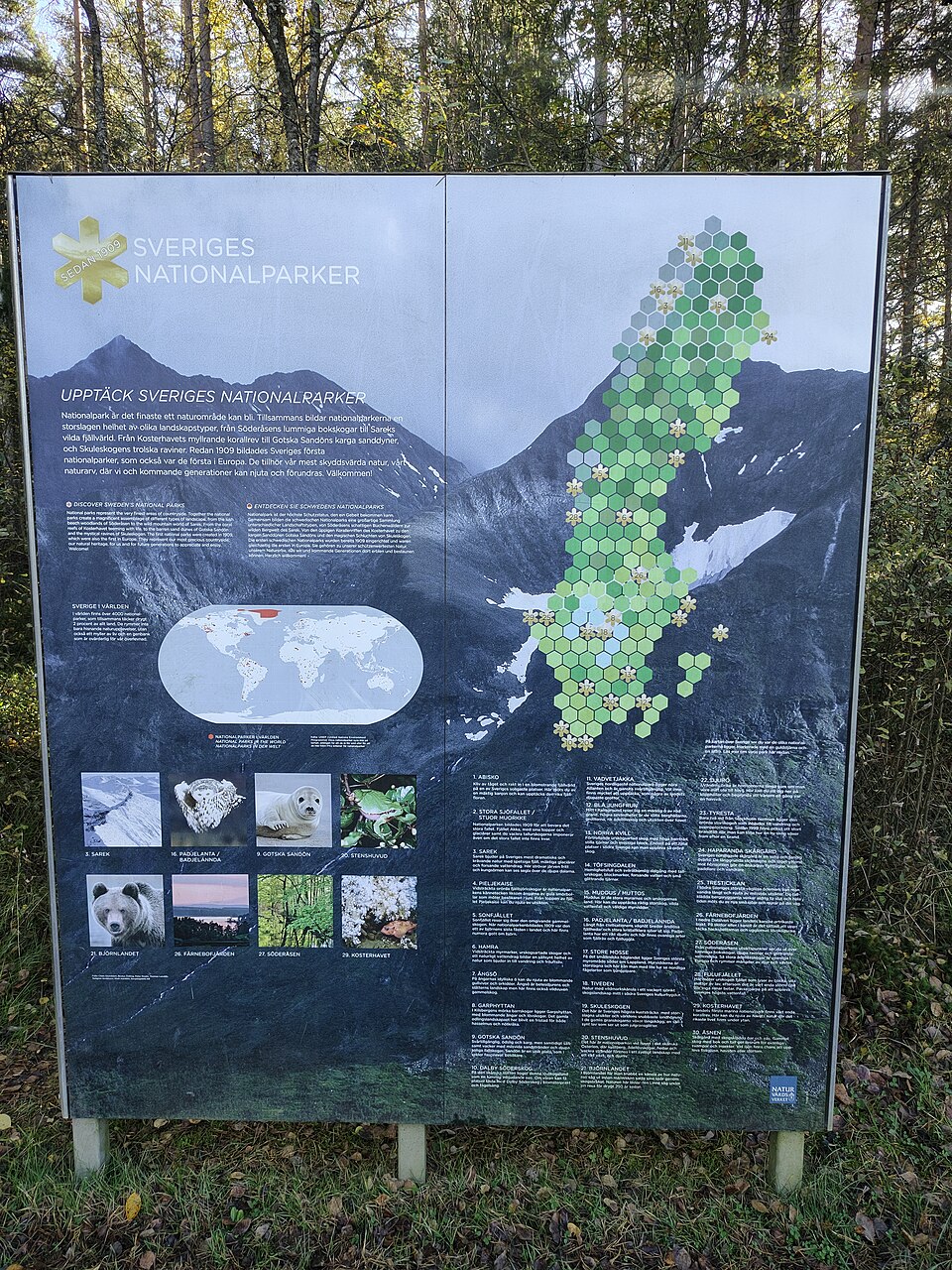 list of national parks of Sweden