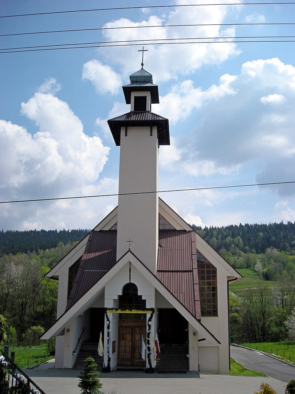 Las, Gmina Ślemień