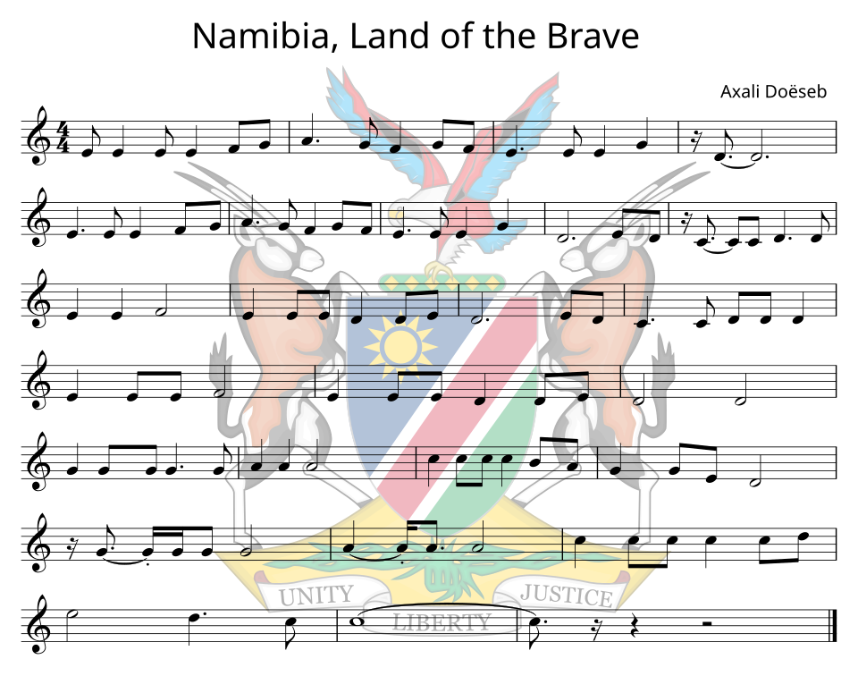 Namibia, Land of the Brave