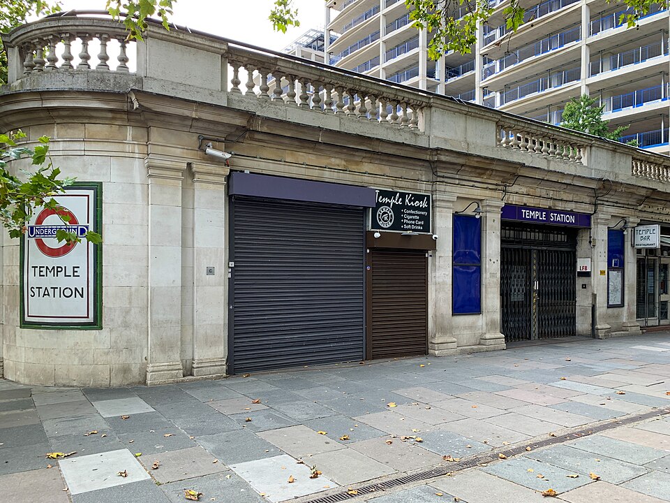 Temple tube station