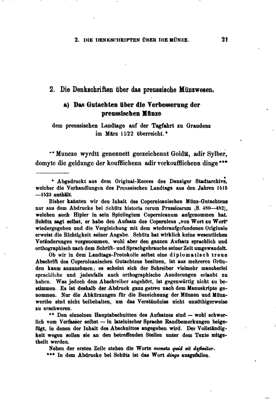 Monetae cudendae ratio
