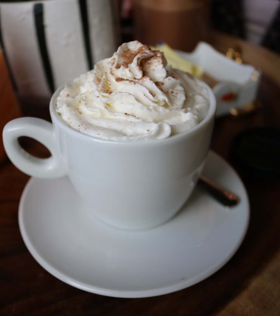 caffè con panna