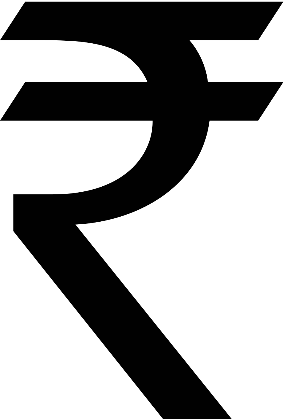 rupee sign