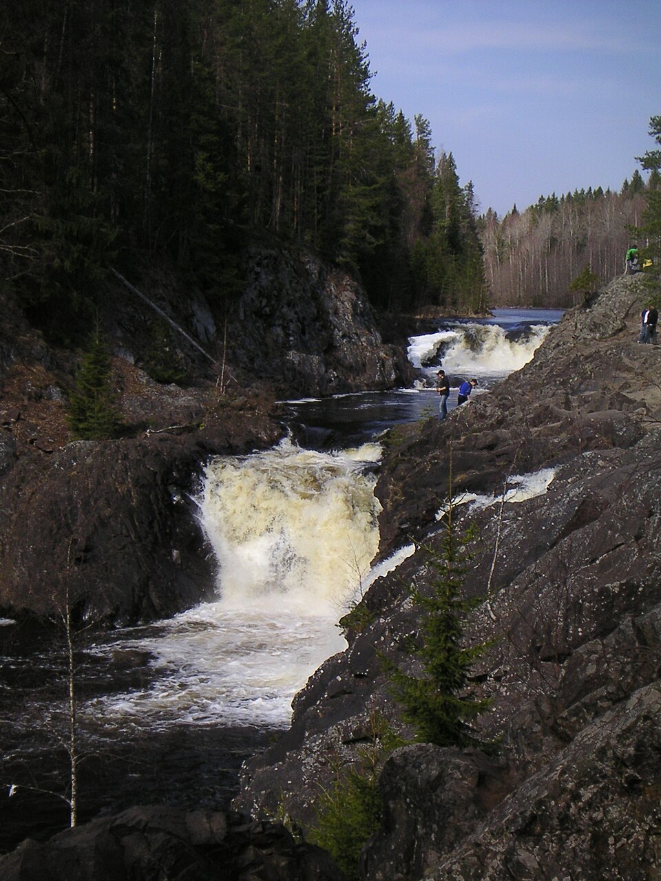 Kivach waterfall