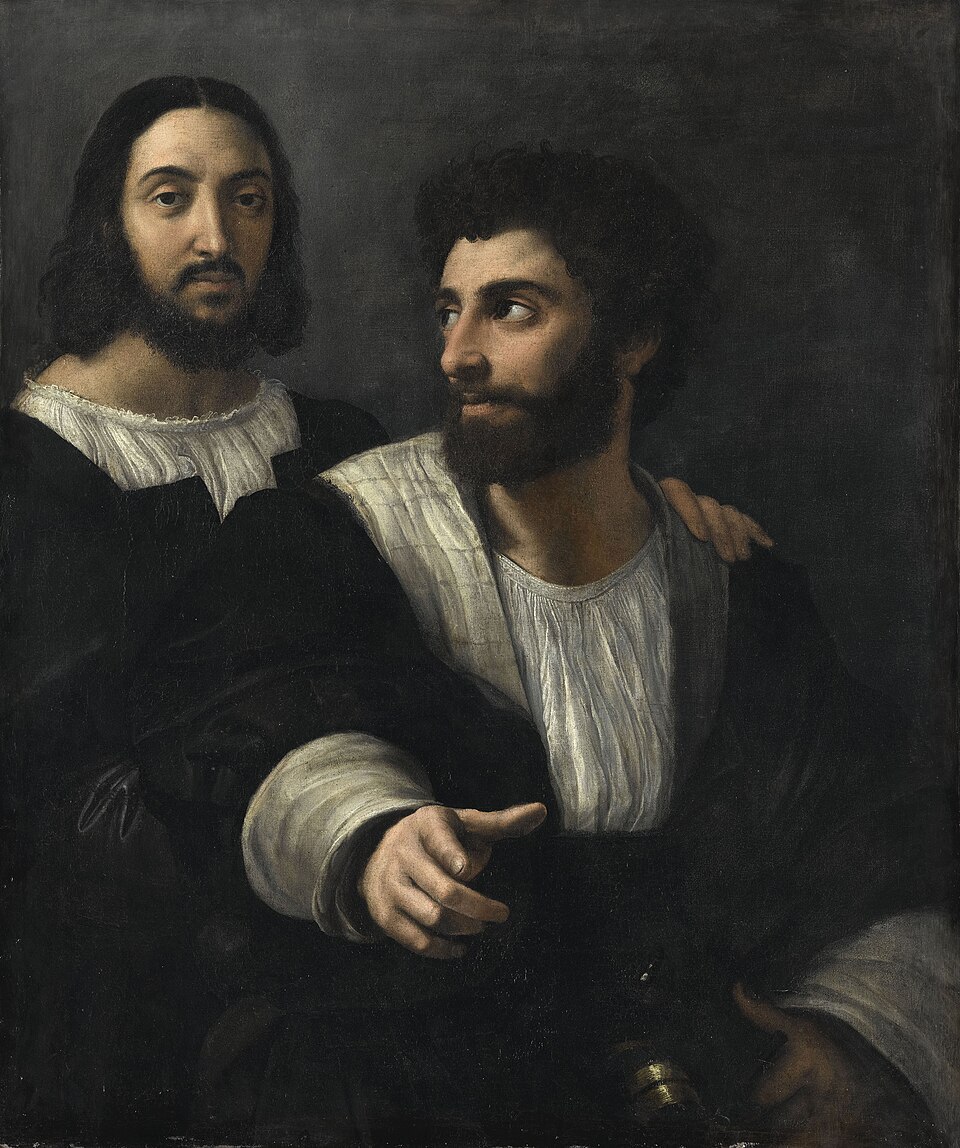 Self-portrait with a friend
