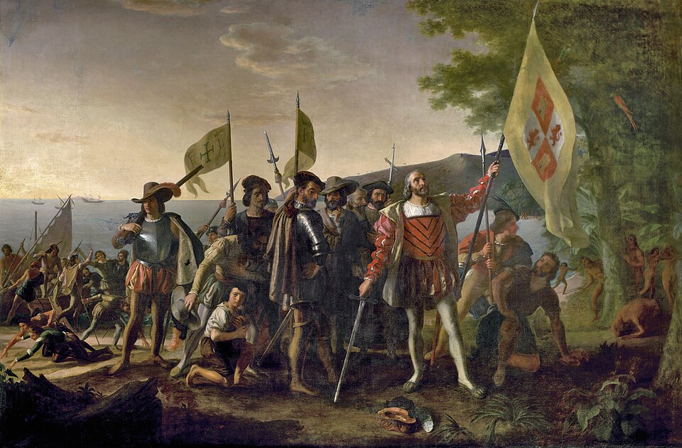 first arrival of Christopher Columbus to America