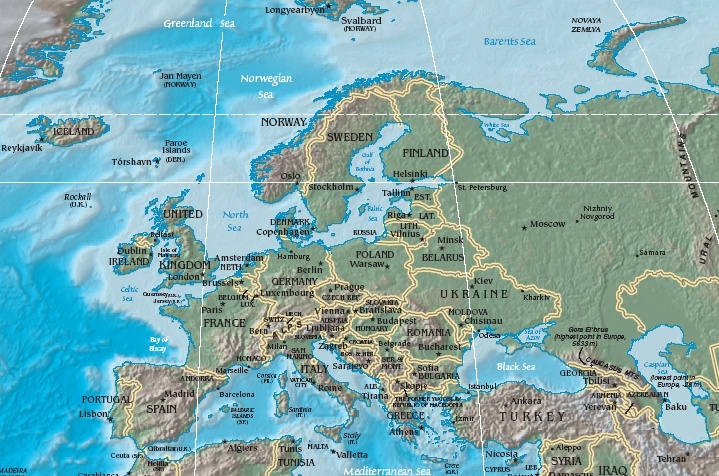 geography of Europe