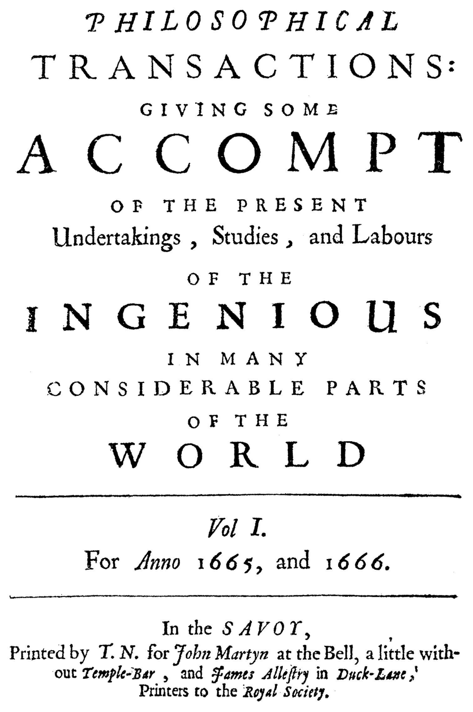 Philosophical Transactions
